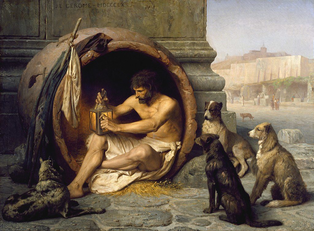 Diogenes, Jean-Léon Gérôme, 1860