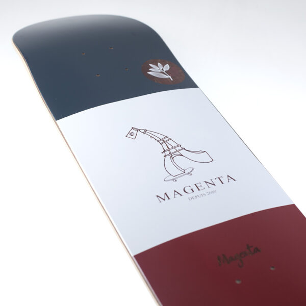 Magenta skateboard, la touche à la française