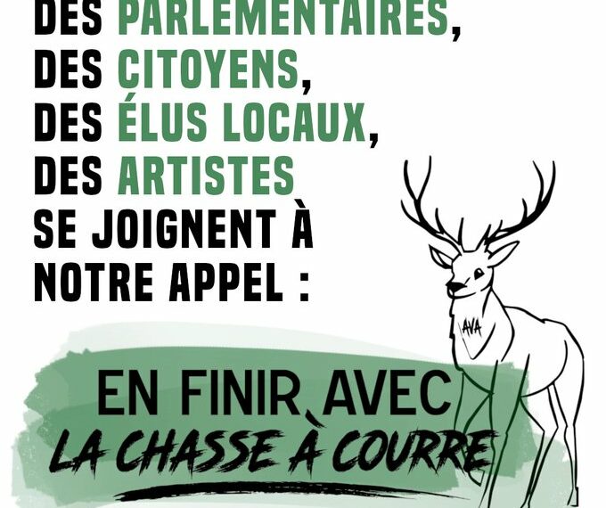 Tribune AVA: «2021: en finir avec la chasse à courre»