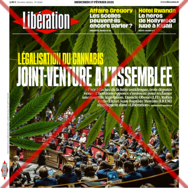 Le journal Libération à l’offensive pour la légalisation du cannabis