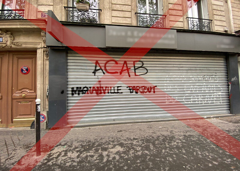 « ACAB Magnanville partout »