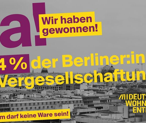 Allemagne : 25% pour les sociaux-démocrates et triomphe du référendum berlinois pour exproprier les grands promoteurs