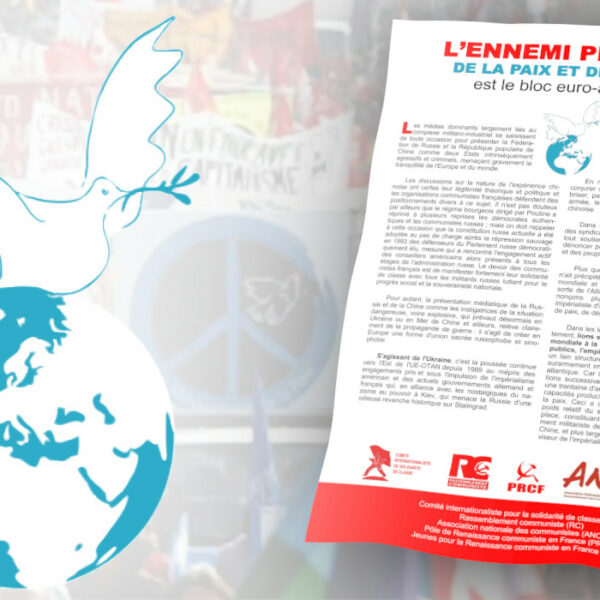 La « gauche » du PCF prend partie pour la Russie dans le conflit ukrainien