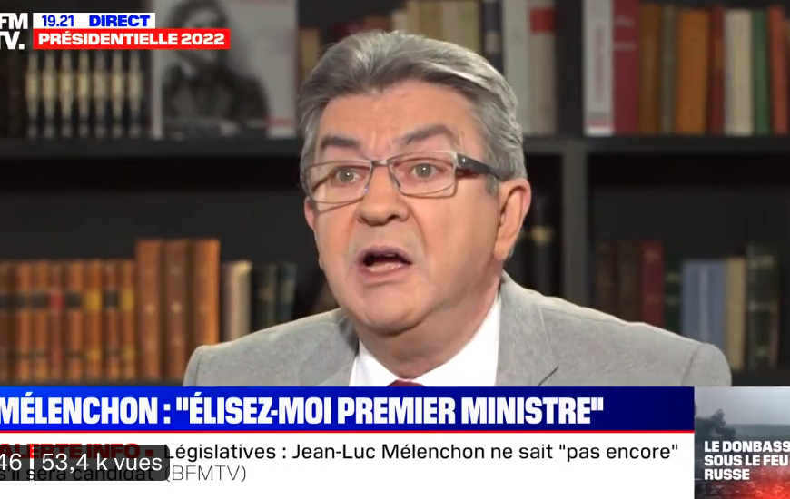 Jean-Luc Mélenchon demande la direction de la Gauche pour les législatives 2022