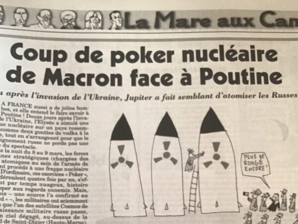 La menace nucléaire (tactique) française sur la Russie de mars 2022