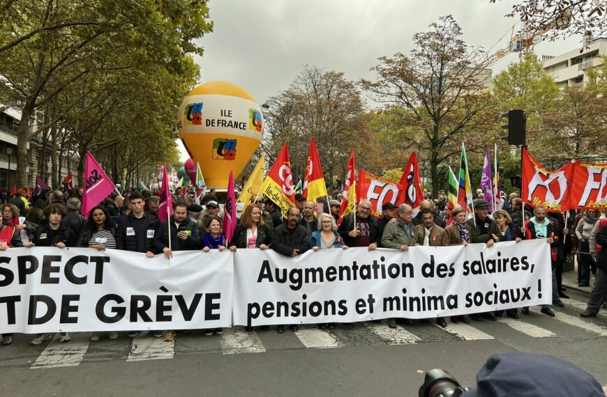 Lamentable manifestation syndicale le 18 octobre 2022