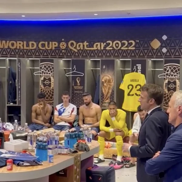 Le président Macron et la coupe du monde