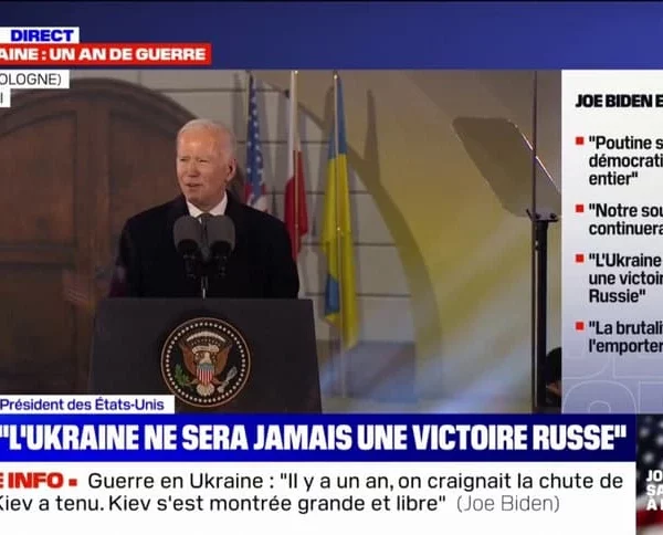 Joe Biden à Varsovie