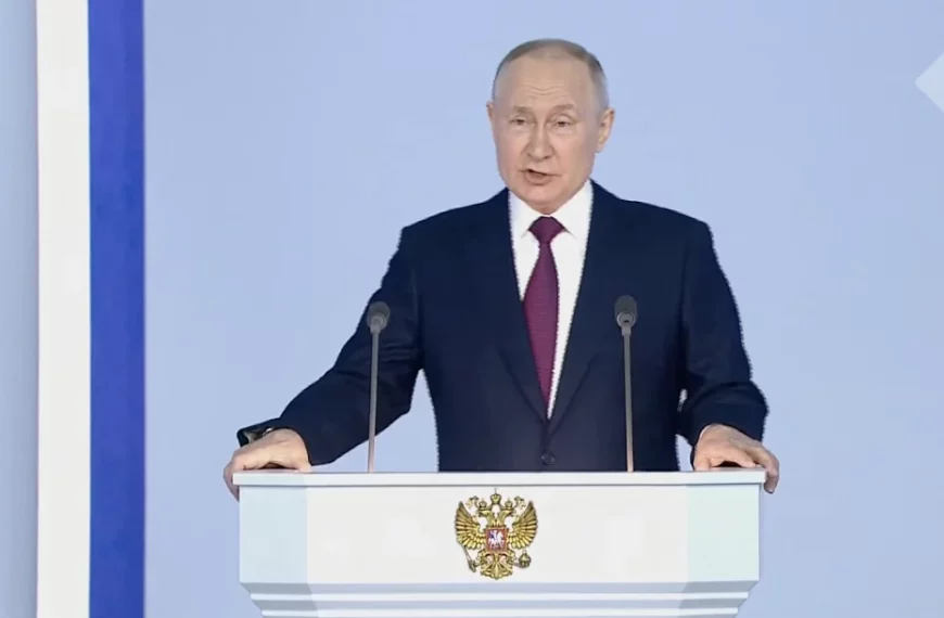 Discours de Vladimir Poutine le 21 février 2023