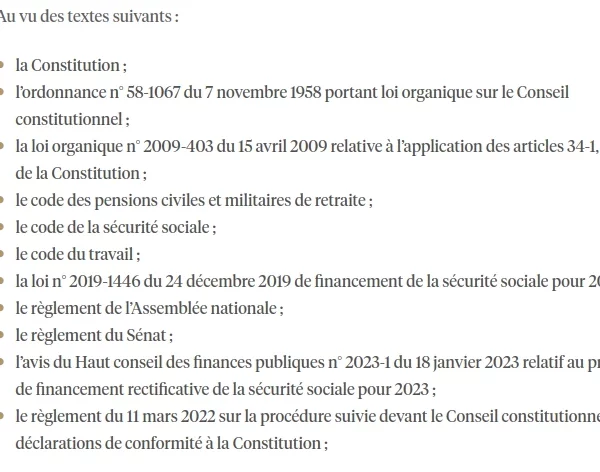 Réforme des retraites: le psychodrame du  Conseil Constitutionnel