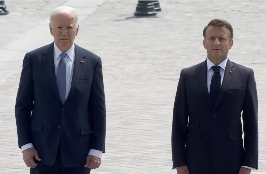 Joe Biden à Paris le 8 juin 2024