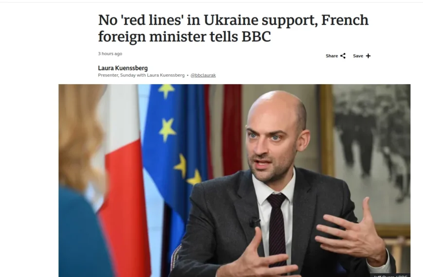 « Pas de lignes rouges » en ce qui concerne le soutien français à l’Ukraine