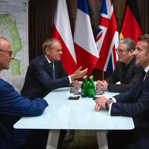 Macron à Kiev avec Merz, Starmer et Tusk