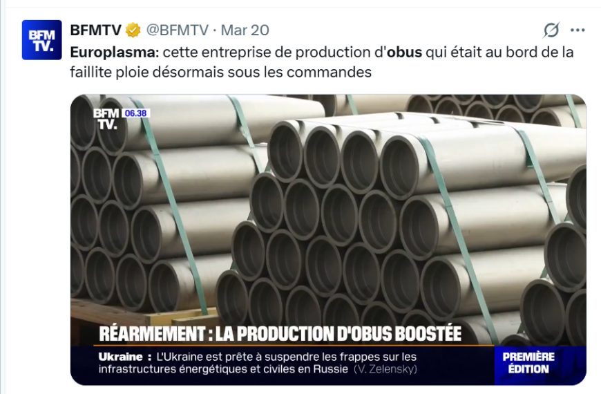 Le capitalisme français se constitue une base industrielle pour faire la guerre