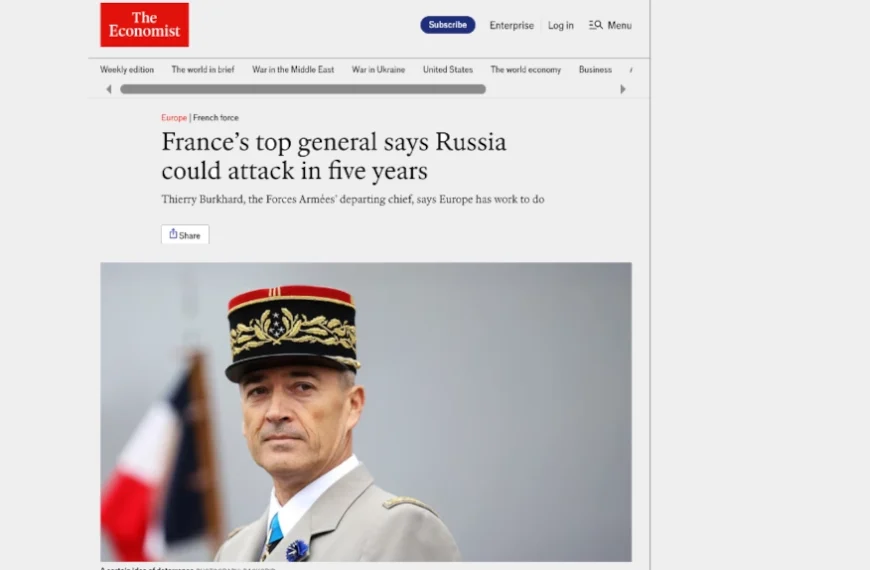 La Russie « réelle menace » en 2030 selon le CEMA Thierry Burkhard