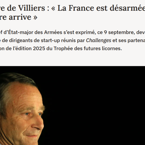 Pierre de Villiers de retour pour renforcer la propagande guerrière