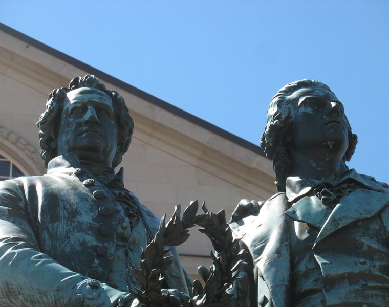 Goethe et Schiller, Weimar